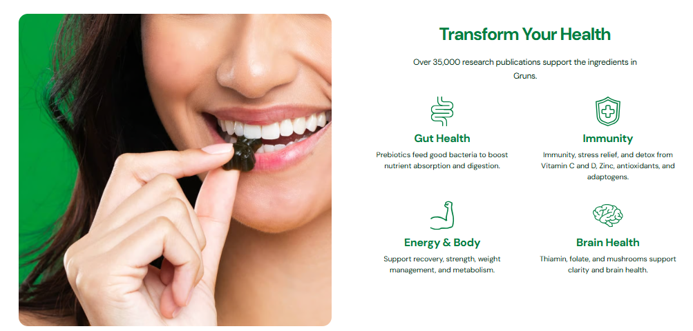 Gruns Superfood Gummies