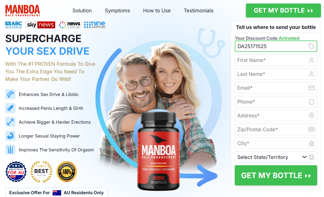 Manboa Male Enhancement Capsules Australia