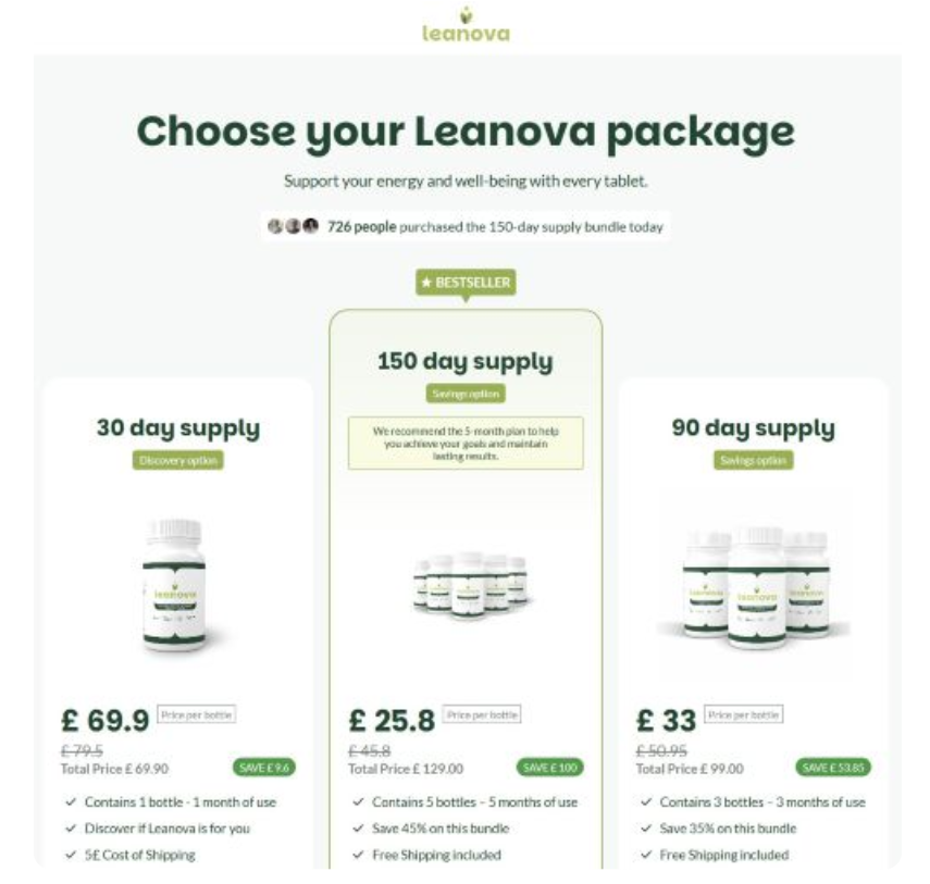 Leanova Diet UK Reviews