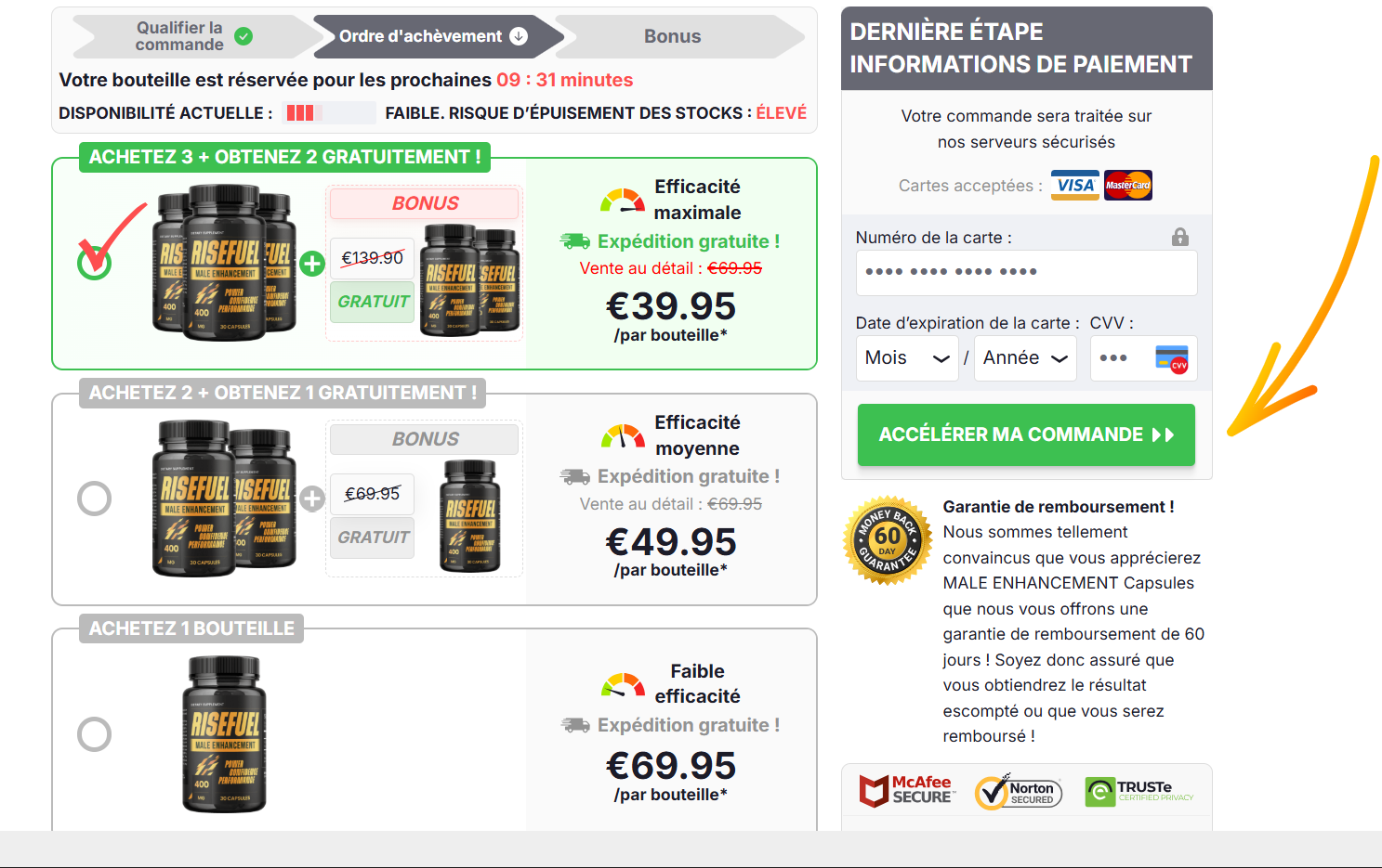 RiseFuel ME Capsules AVIS1