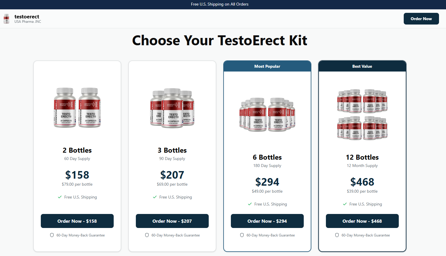 TestoErect ME Capsules Reviews