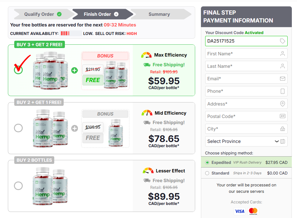 Vital Hemp Gummies NZ