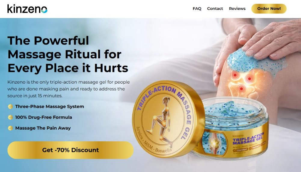 Kinzeno Joint Pain Massage Gel Australia Kinzeno Joint Pain Massage Gel Australia